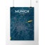 Munich City Map - No Frame Print-339267784
