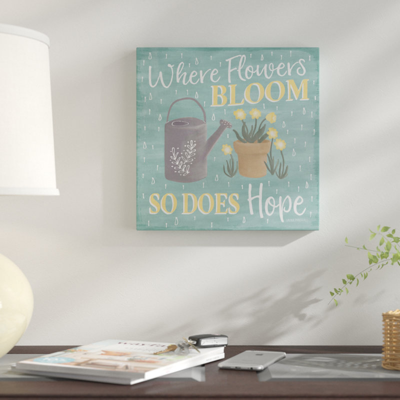«Smitten with Spring VI», reproduction d'impression sur toile tendue, H 12 po x l 12 po x P 1,5 po, Toile tendue