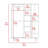 Bar Cart, Two External Shelves, Four Casters, Six Built-In Wine Rack, Single Door Cabinet-1761012094