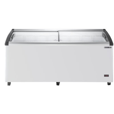 Maxx Cold 14.30 Cu ft Curved Glass Top Chest Freezer Display