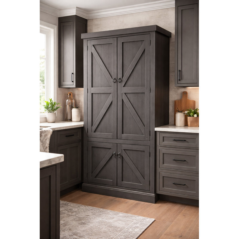 Garde-manger 75 po Blissfield, Gris