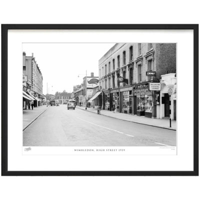 Wimbledon, High Street 1959 by Francis Frith - Single Picture Frame Print