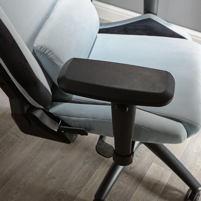 X Rocker Messina Deluxe Desk Chair, Silver