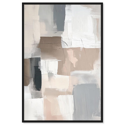 Stonewashed Abstracts Granite Echoes I Canvas Gemstone Abstract Art by Art Remedy