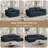Boneless 104" Modular Sectional Sofa with Deep Seat, Comfortable Upholstery L Shaped Cloud Couch for Living Room, 3-Seater Boneless Sofa with Movable Ottoman, Removable Cover, No Assembly Required-867320126