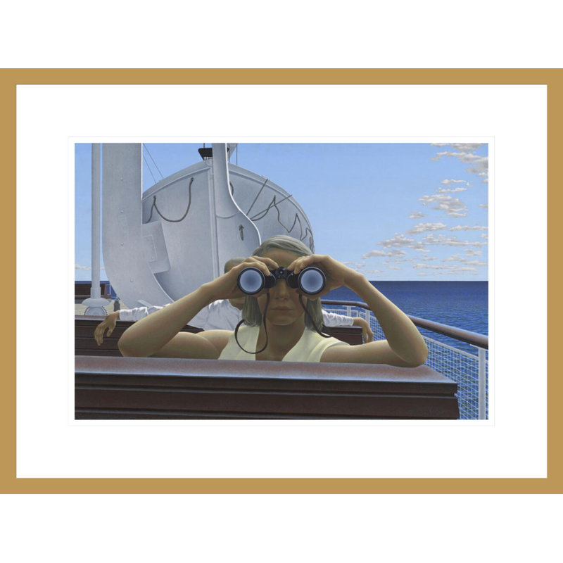 «To To Prince Edward Island» par Alex Colville, impression giclée encadrée, H 16,45 po x l 21,75 po