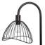 Lampe arquée en métal