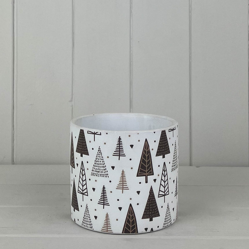 Large Tree Pot, 12cm H x 10.5cm W x 12cm D