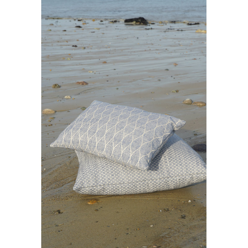 Housse et insert de coussin d'été 24 x 24 Summer Floral, Bleu, 24 po x 24 po