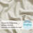 Cooling Bamboo Rayon Bed Sheet Set - Ultra-Soft, Breathable & Lightweight Bedding for Hot Sleepers - Twin, Cream