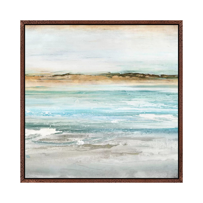 Retrospective II by Isabelle Z - Print on Canvas, 66.04 cm H x 66.04 cm W, Classic Brown Wood Framed