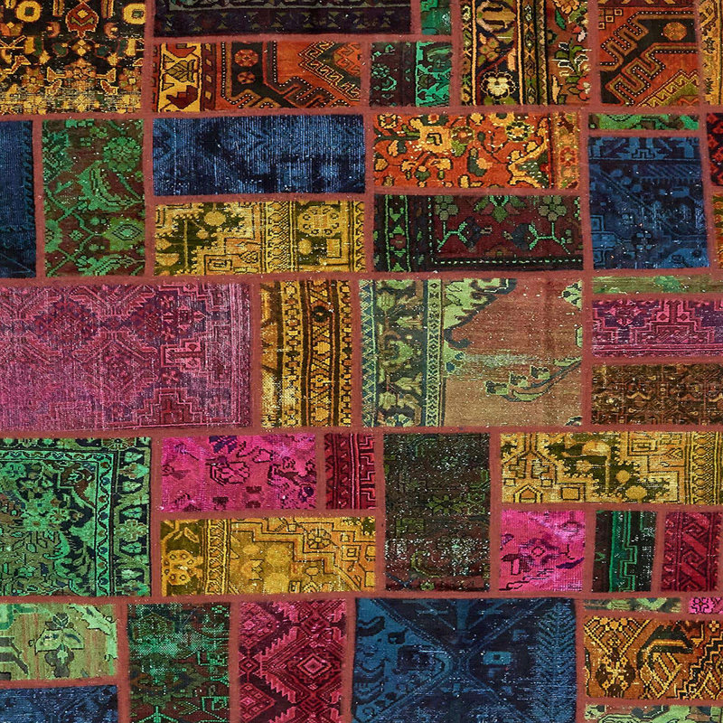 Abstract Indoor Rug, Square 3'