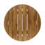 Table d'appoint d'extérieur en bois 16 po, finition, table rustique Vibe avec design, résistance aux intempéries-1992508162