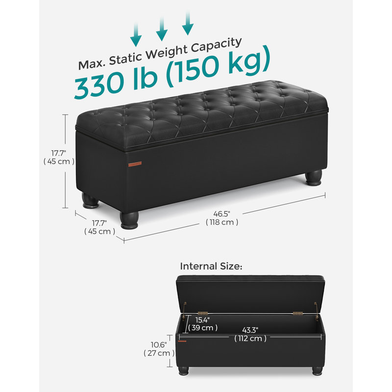 Storage Bench, Classic Black