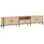 Osayande Unfinished TV Stand for TVs up to 88" with Fireplace Included-1950605701