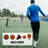 59.05" x 114.17" Soccer Tennis Trainer, Dual Height Soccer Training Net for Passing, Touch & Ball Control, Multi Player, Soccer Flick