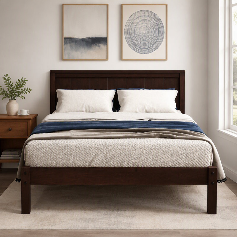 Platform Bed Frame with Headboard
