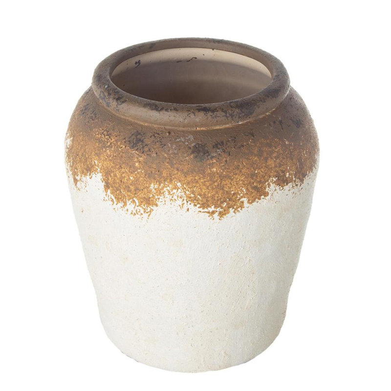  Ceramic Table Vase, H 7,9 po x l 6,9 po x P 6,9 po