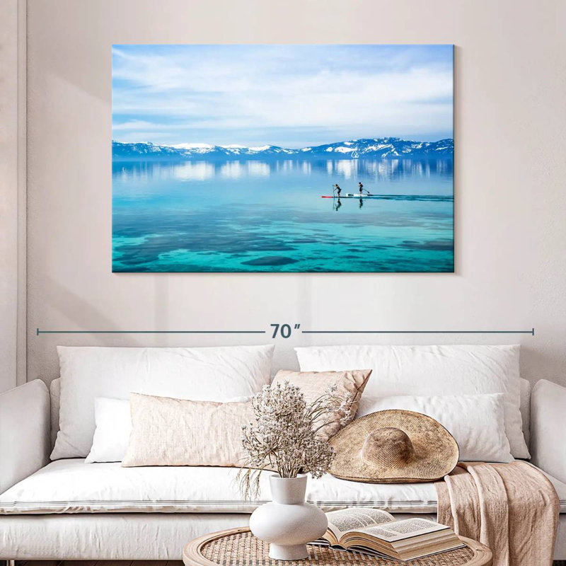 Alvord Paddle Boarding Lake Tahoe, H 32 po x l 48 po
