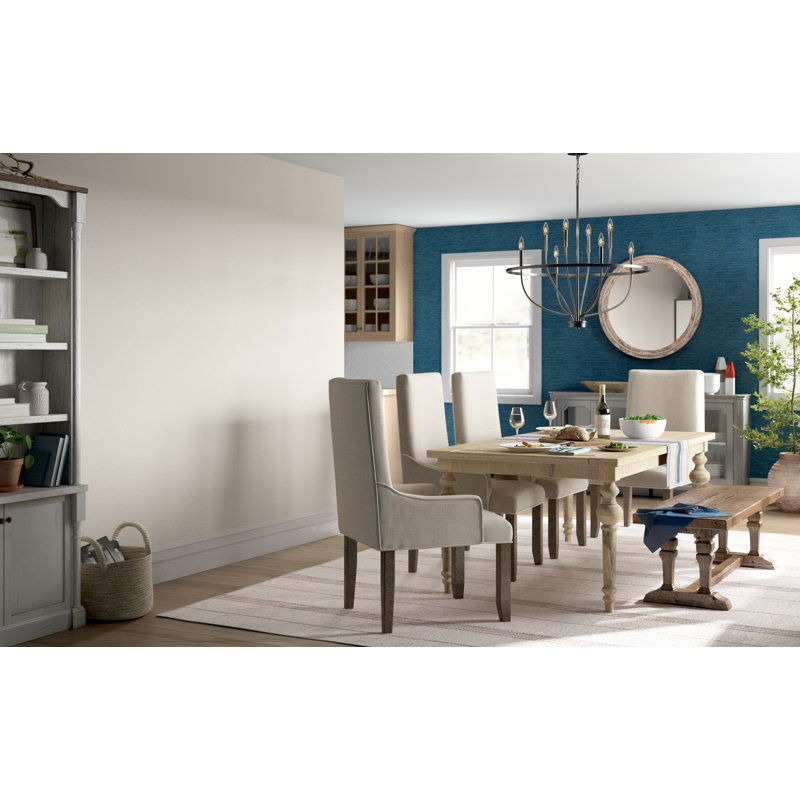 Chaise parsons beige Anaelisa, Chenille ton naturel