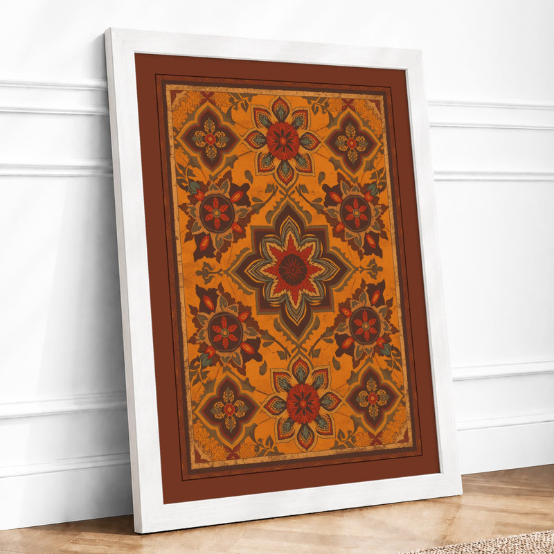 Ornate Eastern Tapestry Eclectic - Print, A3 - 42.0 x 29.7 cm, White