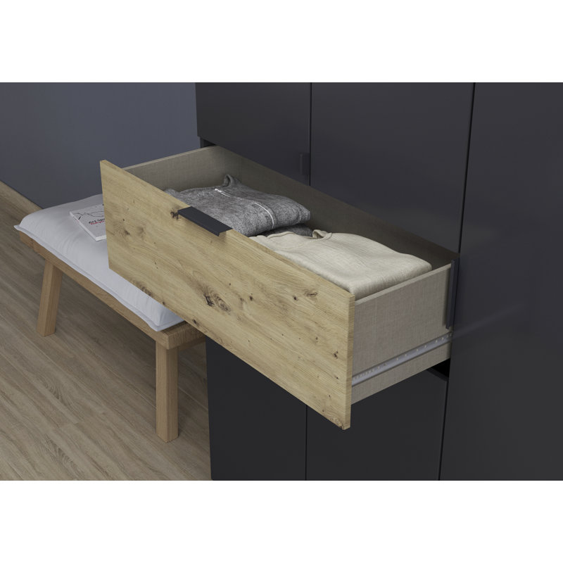 Tivareo 6 Hinged Door Wardrobe available in many colour combinations 2 Drawer INCL. Delivery and Assembly