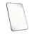 Rectangular Tempered Glass Wall Mirror, Black Framed Contemporary Wall Mounted Mirror