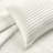 Pointehaven Ivory Velvet Oversized Channel Quilt Set, Full/Queen-117339465-117339463
