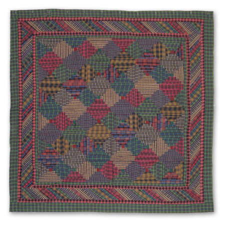 Cotton Patchwork Shower Curtain