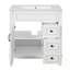 Meuble-lavabo avec lavabo en cÃ©ramique, 2 tiroirs et une tablette rÃ©glable-509544353