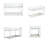  77" Wide Twin over Twin Low Bunk Bed - Solid Rubberwood Floor Bed Frame for Kids - Safety Guardrails and Integrated Ladder - No Box Spring Needed-1208479166