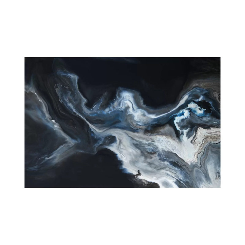 Interstellar Depths by Corrie LaVelle - Painting on Canvas, Wrapped Canvas, 20.32 cm H x 30.48 cm W
