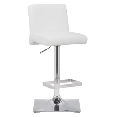 Snella Swivel Upholstered Adjustable Height Bar Stool
