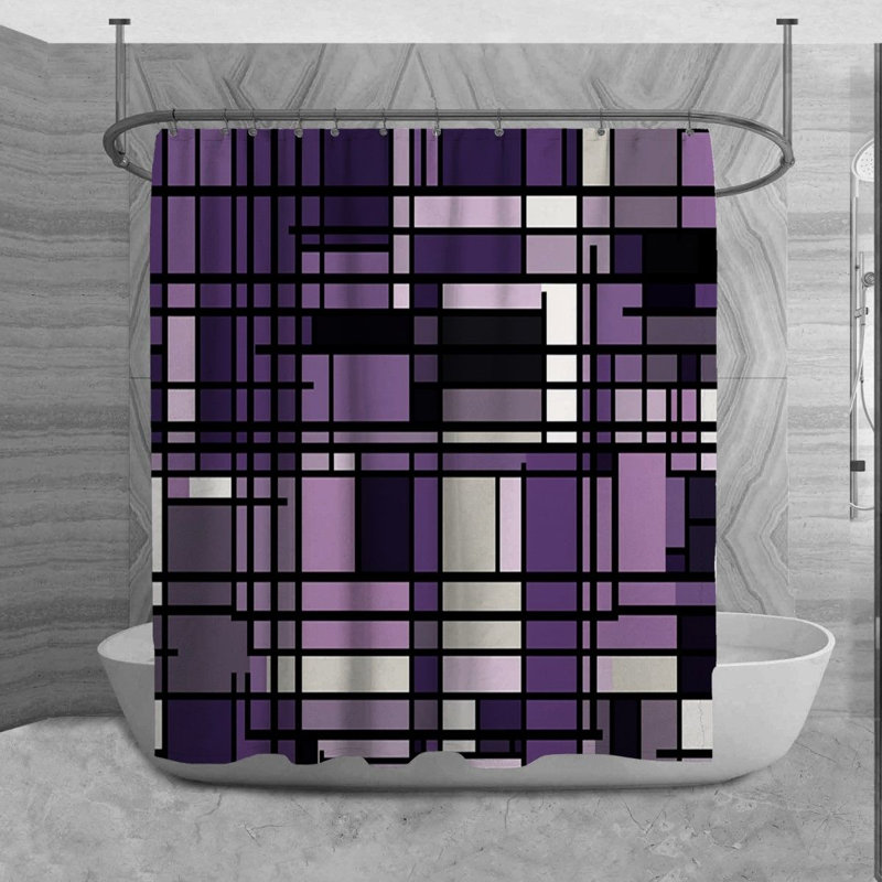 Rideau de douche Rilynn, H 73 po x l 70 po