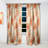 Handdrawn Asian Flowers with Orange Watercolor - Floral Blackout Curtain Single Panel-33654808