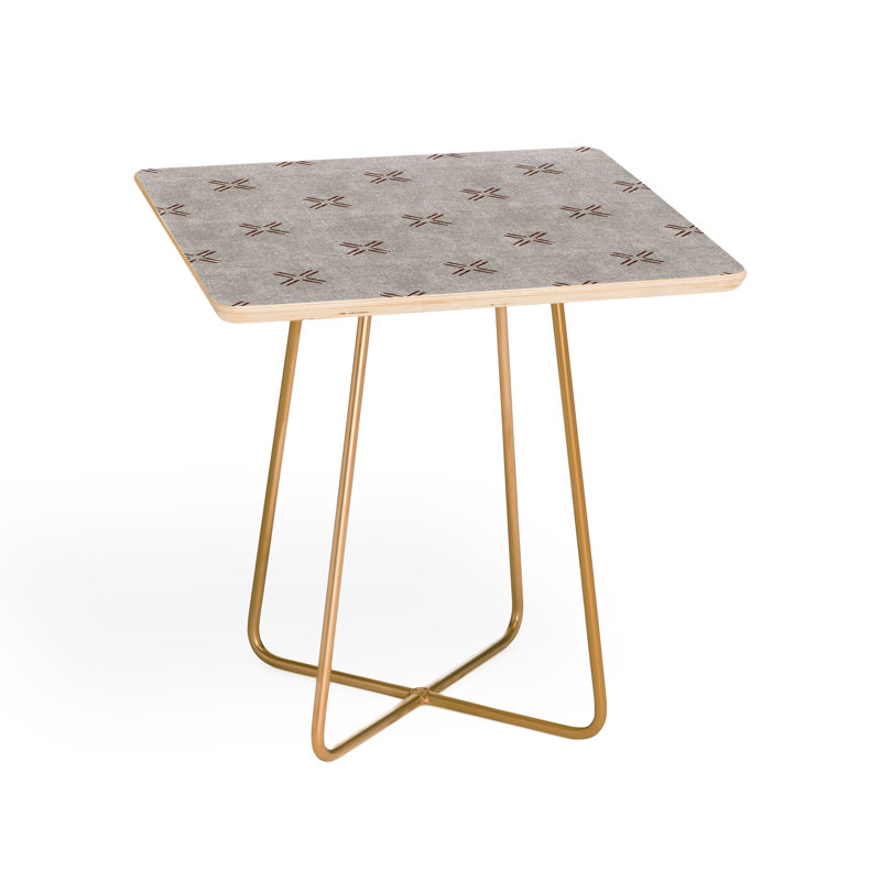 Table de bout à pieds croisés