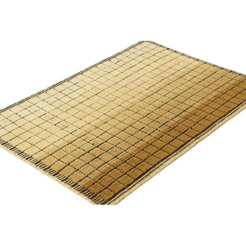 Modern Textural Wool Area Rug, Rectangle 10' x 14'