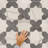 Istanbul Star with Cross 6 In. X 12 In. Porcelain Floor And Wall Tile Kit-105704451