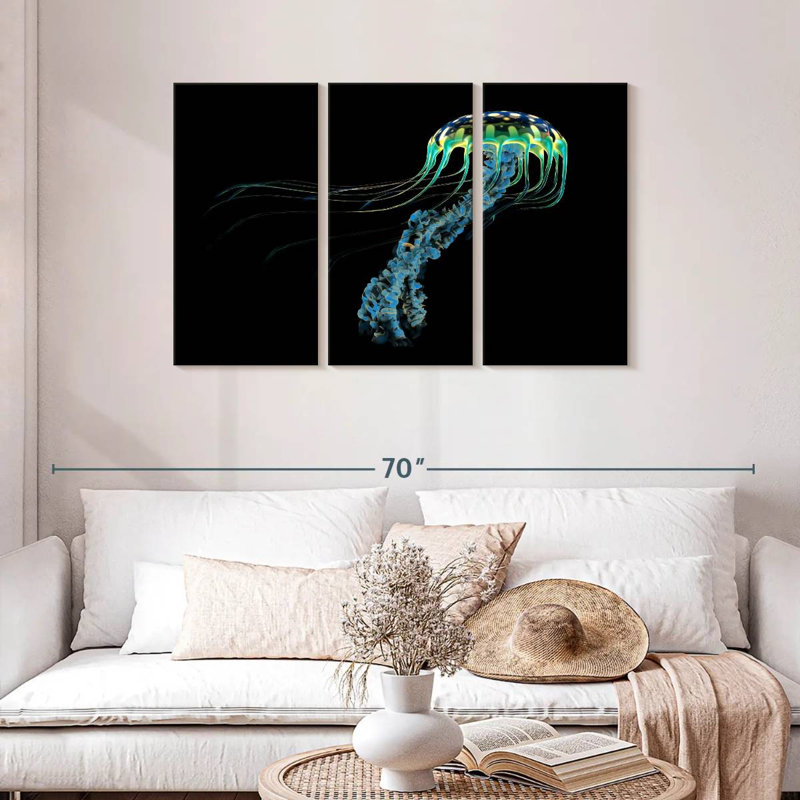 Dancing Jellyfish, 28" H x 45" W