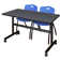 Kobe Flip-Top Training Nesting Table, 2 M Stack Chairs