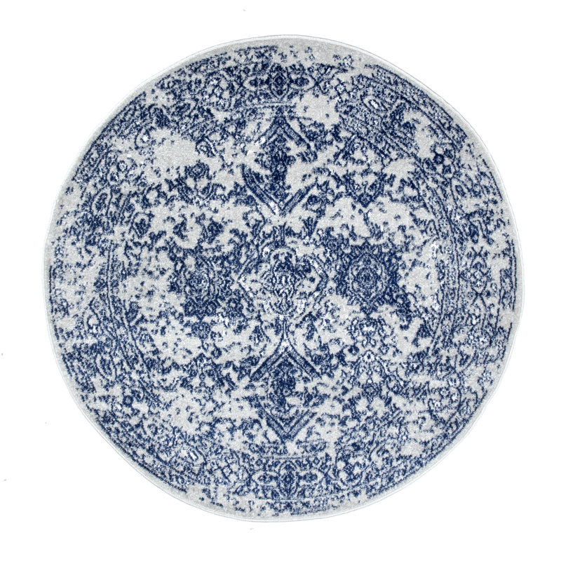 Dorothea Oriental Indoor Rug, Round 4'