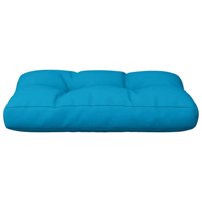 Outdoor Seat / Back Cushion, 19.7" x 15.7" x 4.7", Blue