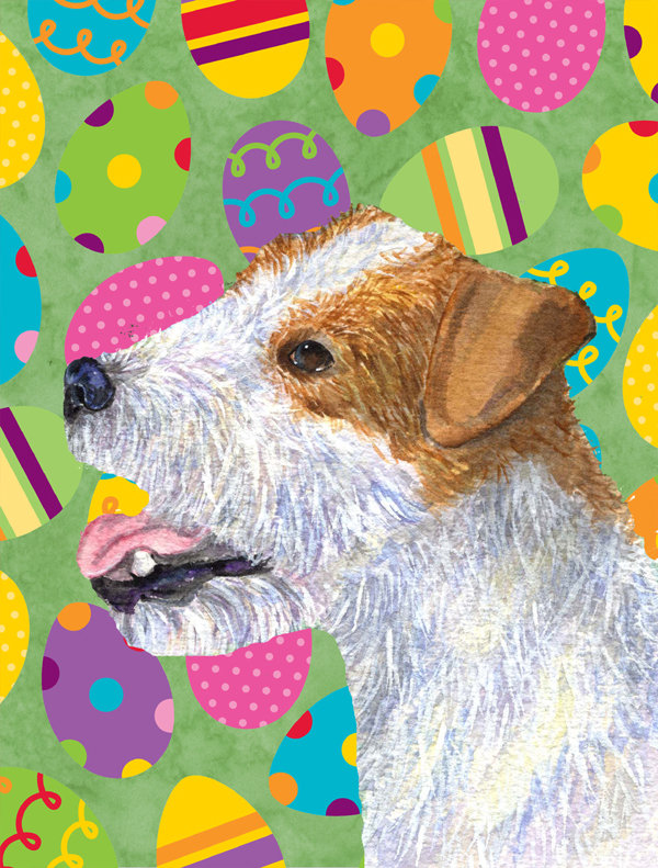 Drapeau de jardin Atara, Jack Russell terrier