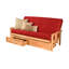 Le cadre de futon double Stratford comprend des tiroirs de rangement et un matelas-763104907-763104902-675363571