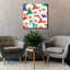  «Snowman Gathering» par Elle Media Group, art mural sur toile, 37 po x 37 po-1539081989