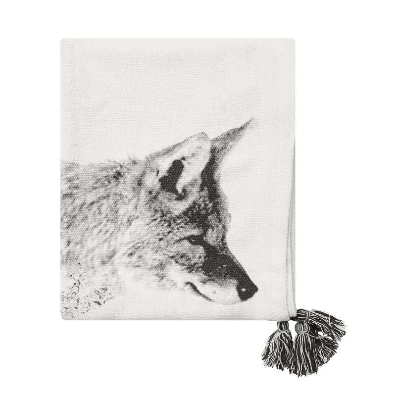 Fox Forest Printed Throw Blanket