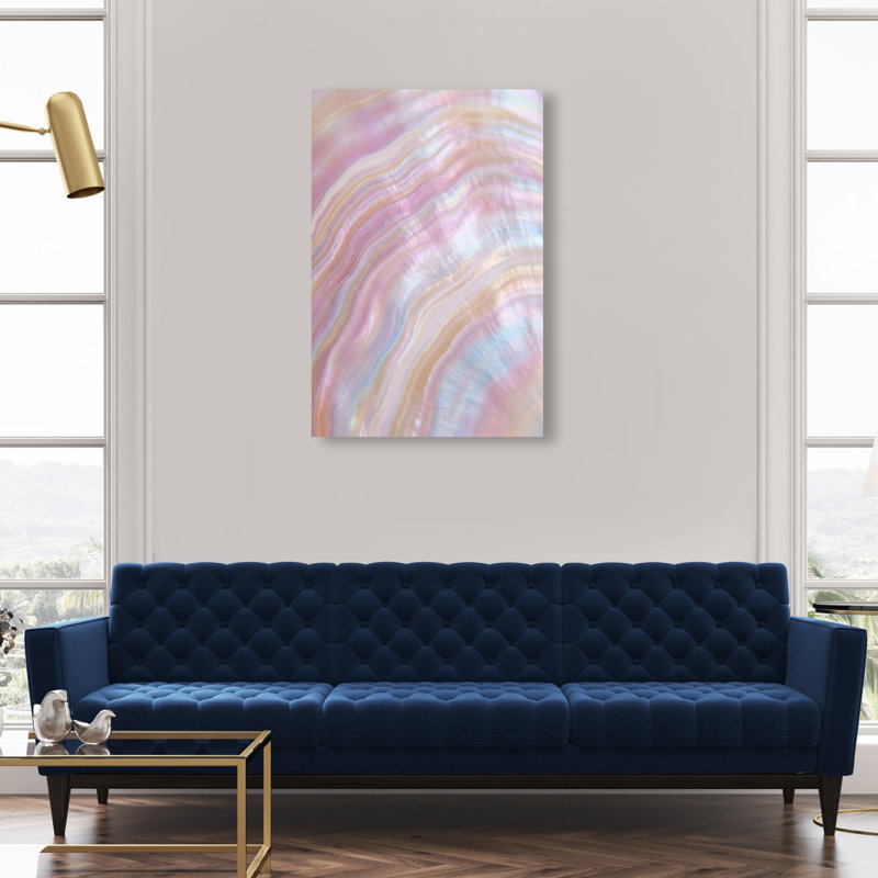 Blush Seashell Print by Oliver Gal, 15"H x 10"W, Gallery Wrapped