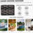 Wicker Patio Furniture Set - 3 Piece Rattan Outdoor Sectional Conversation Sets 2 Piece Wicker Hang gliding  Chairs and 1 Side Table