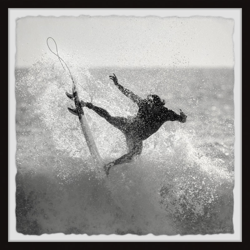 Surf Party - Single Picture Frame Painting, 30cm H x 30cm W