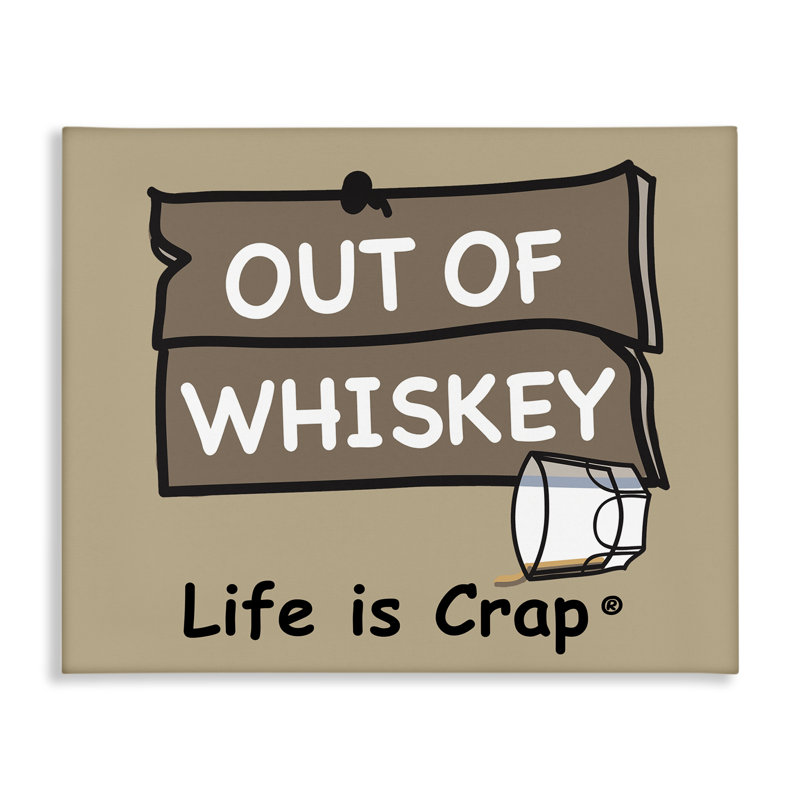 Art mural Out of Whiskey par LIC, H 30 po x l 40 po